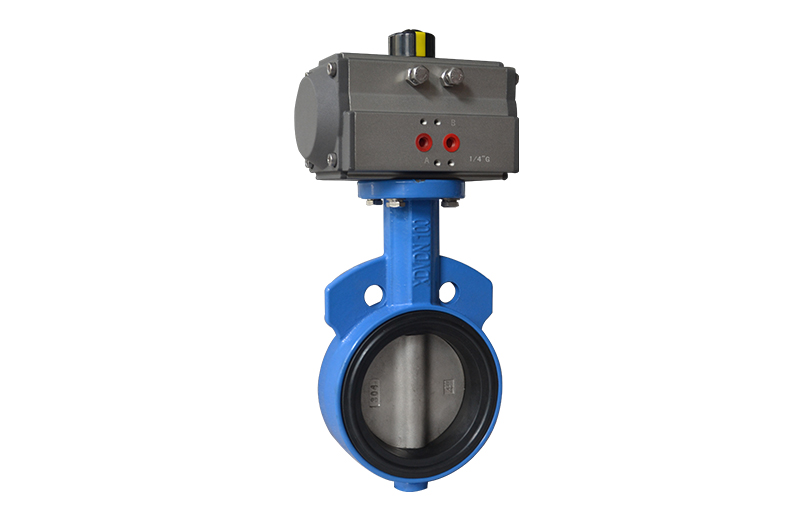 气动对夹式蝶阀