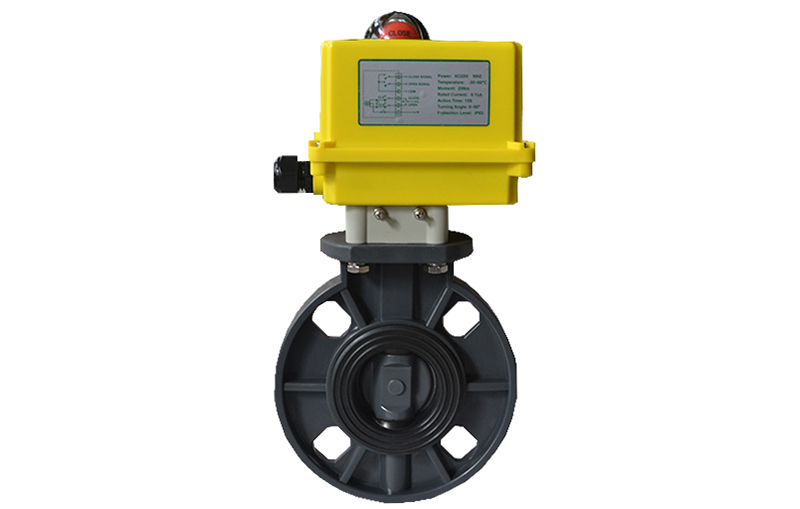 电动塑料蝶阀